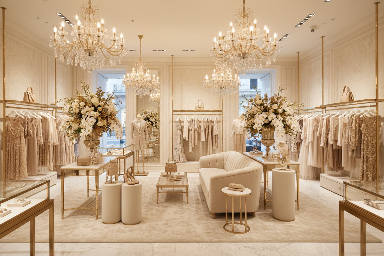 Elegant Luxury Boutique Interior