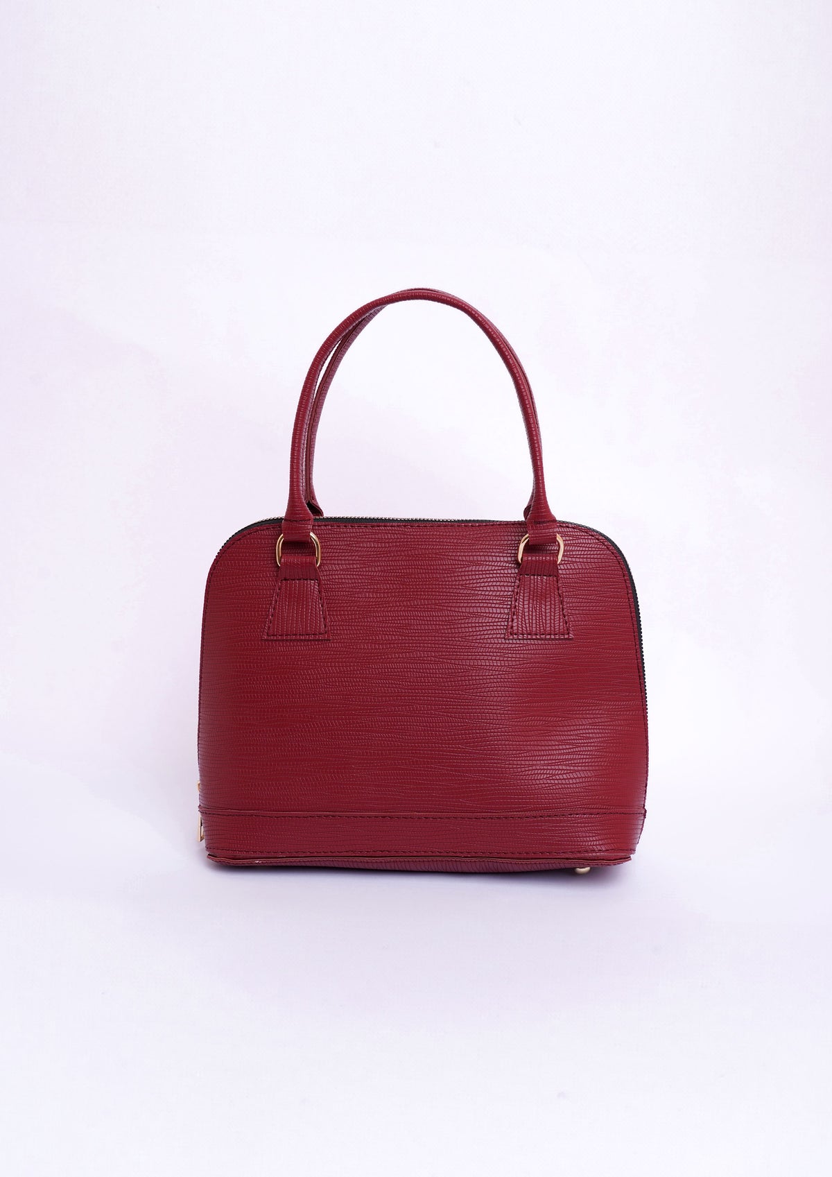 The Cindy burgundy structured handbag